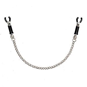 Silver Nipple Clamps With Chain