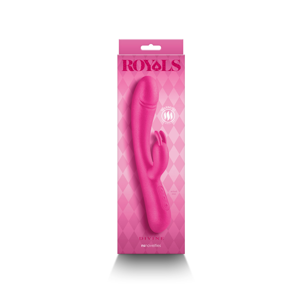 Royals Divine Metallic Pink Vibrator image 3