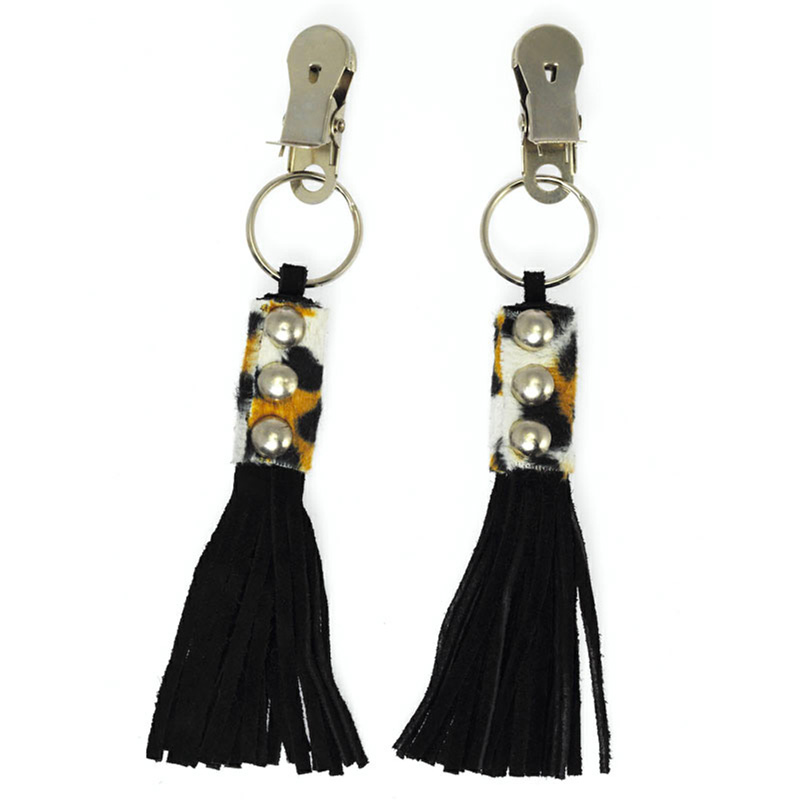 Nipple Clamps With Animal Print image 1