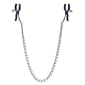 Squeeze And Please Nipple Clamps With Chain