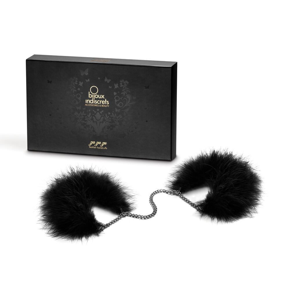 Bijoux Indiscrets Za Za Zu Feather Handcuffs image 1