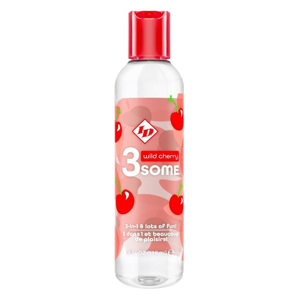 ID 3some Wild Cherry 3 In 1 Lubricant 118ml image 1