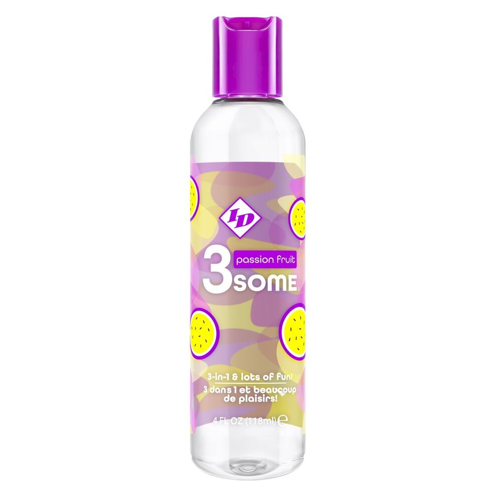 ID 3some Passion Fruit 3 In 1 Lubricant 118ml image 1