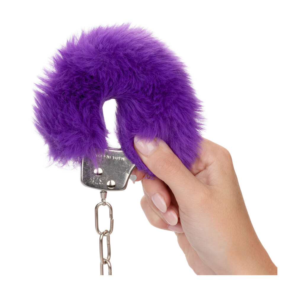 Ultra Fluffy Furry Cuffs Purple image 3