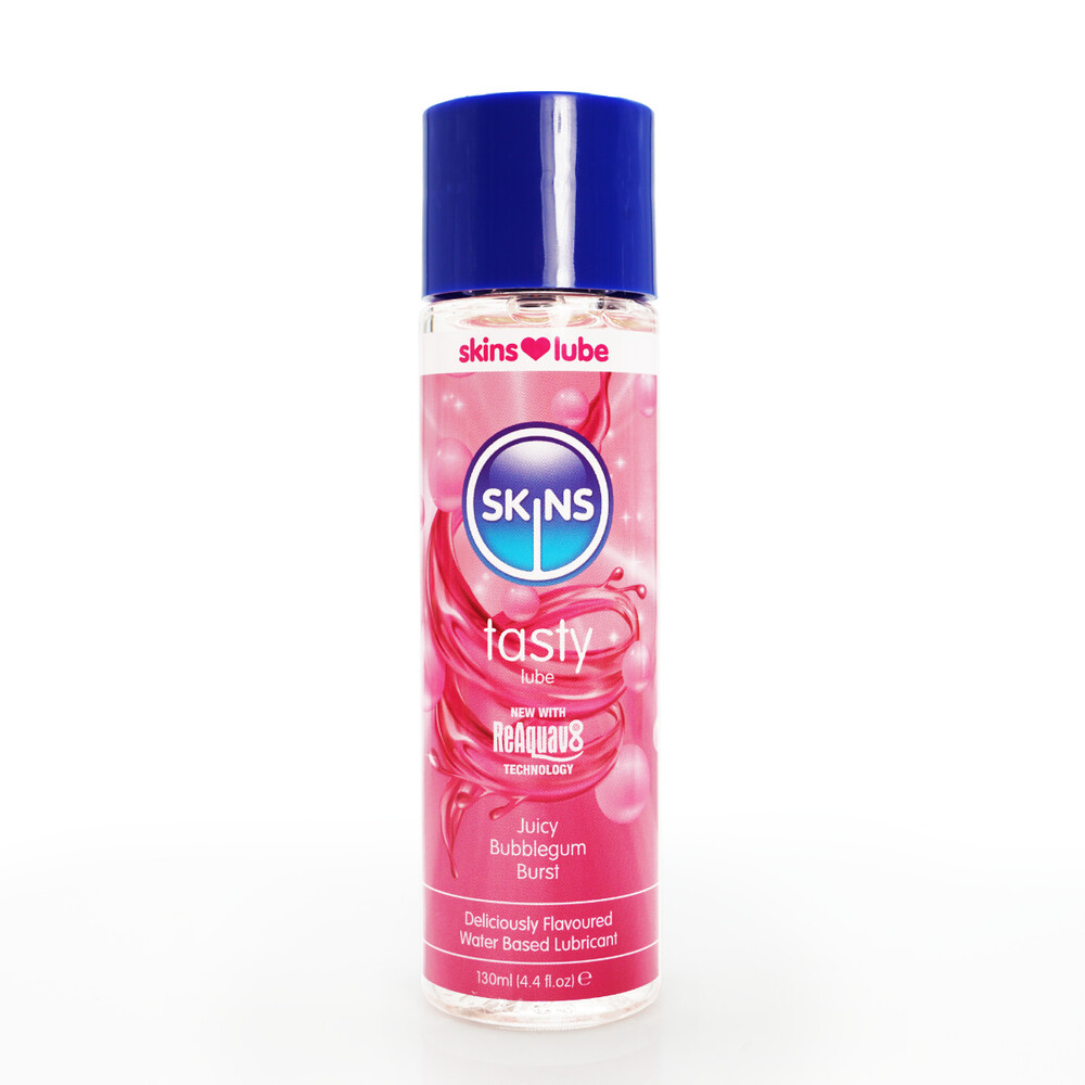 Skins Juicy Bubblegum Blast Waterbased Lubricant 130ml image 1