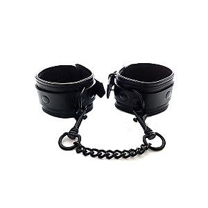 Rouge Garments Plain Black Wrist Cuffs