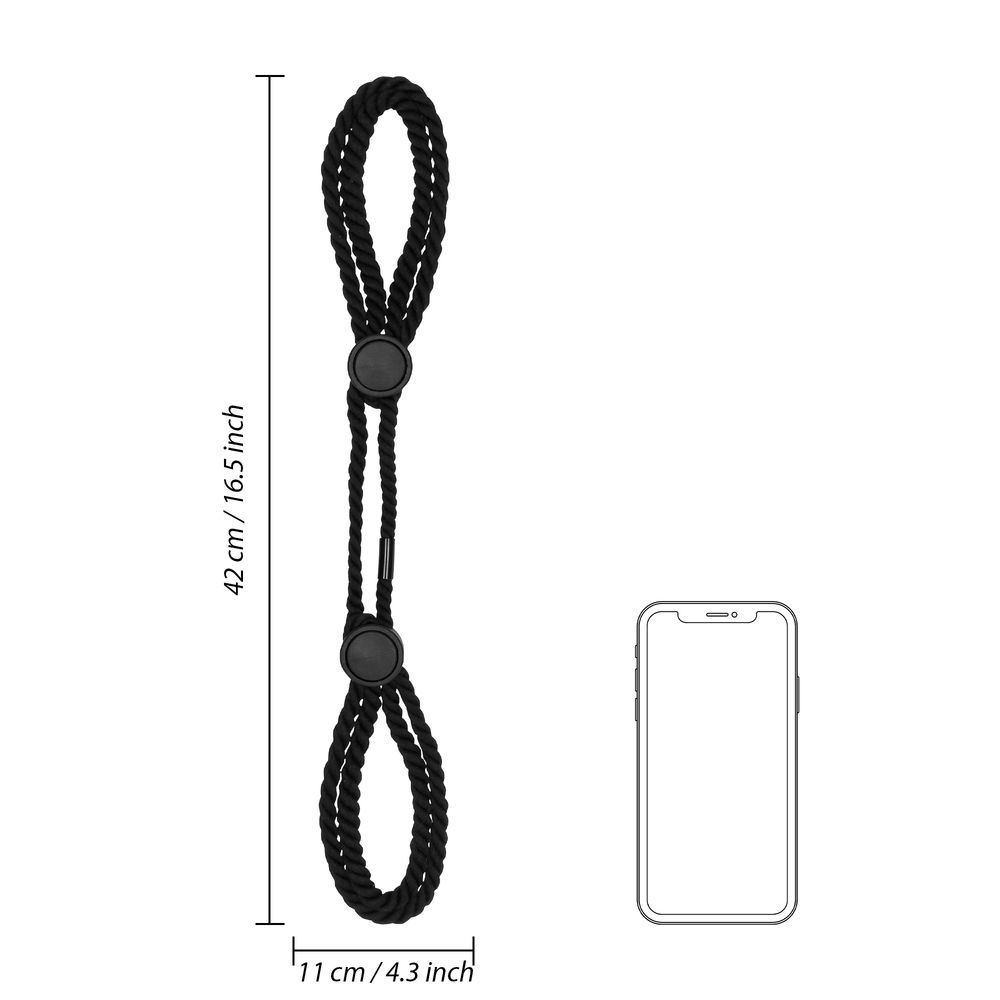 Ouch Adjustable Rope Hand Cuffs image 3
