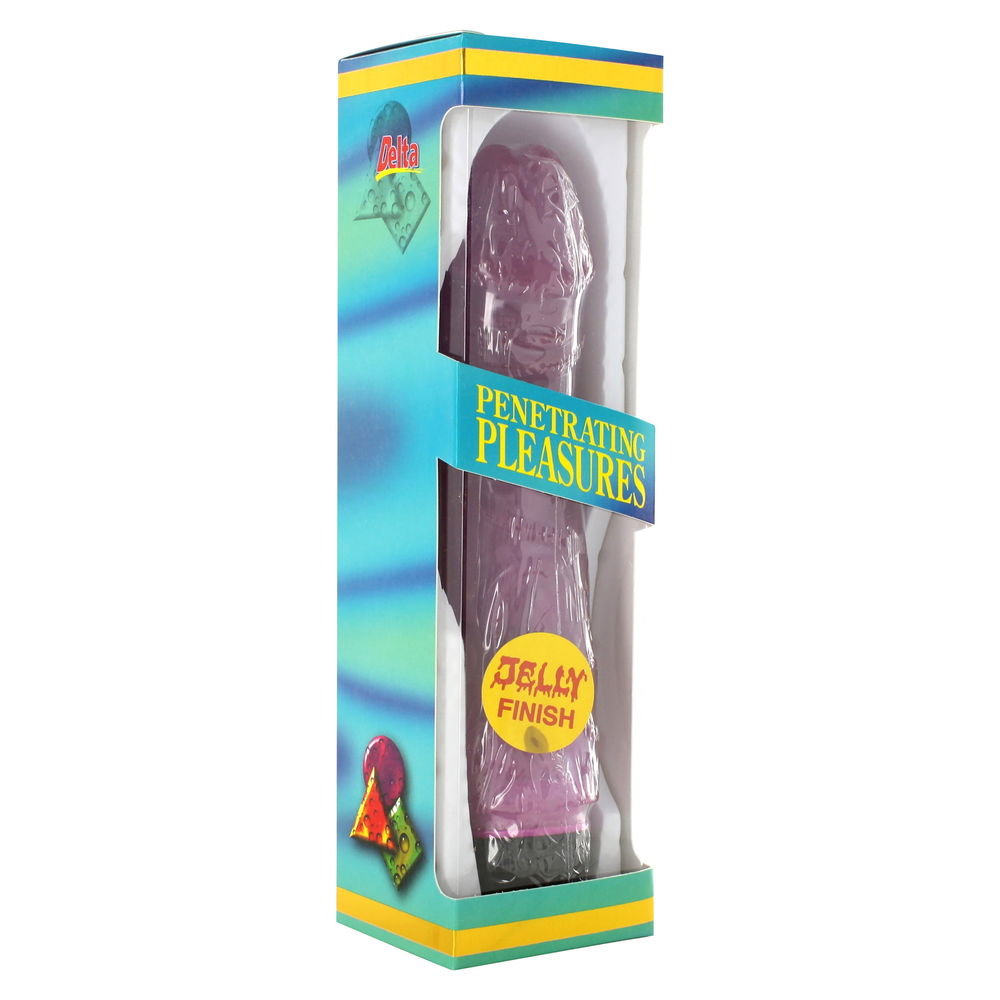Vibrator Jelly 9 Inches Purple image 2