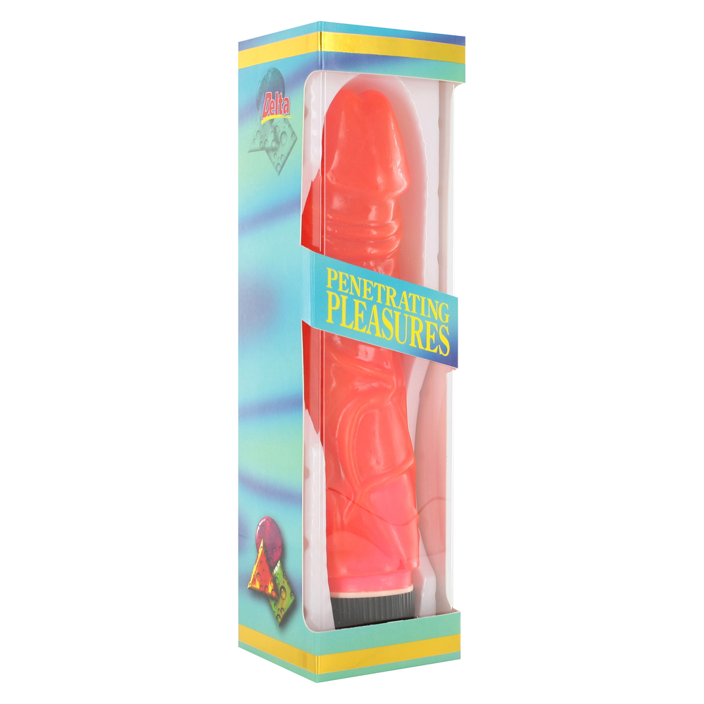 Jelly Vibrator Glitter Pink image 2