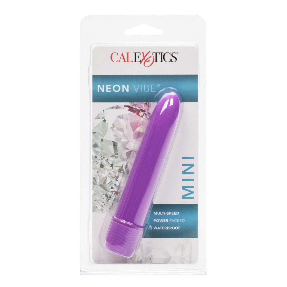 Neon Purple Mini Multi Speed Vibrator image 4