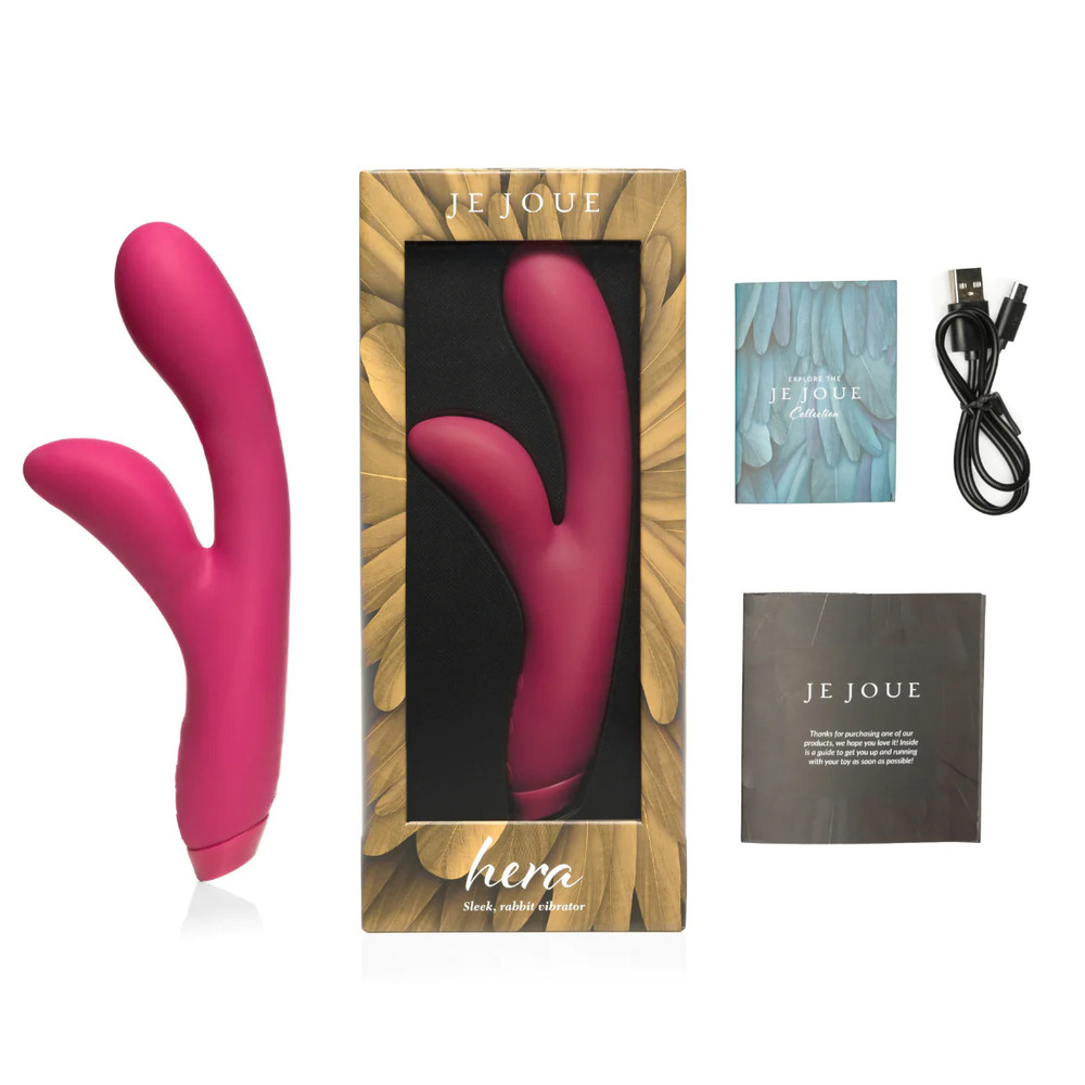 Je Joue Hera Sleek Rabbit Vibrator Pink image 4