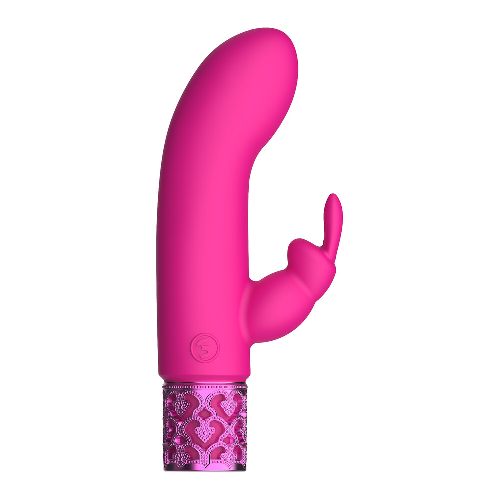 Royal Gems Dazzling Rechargeable Rabbit Bullet Pink image 1