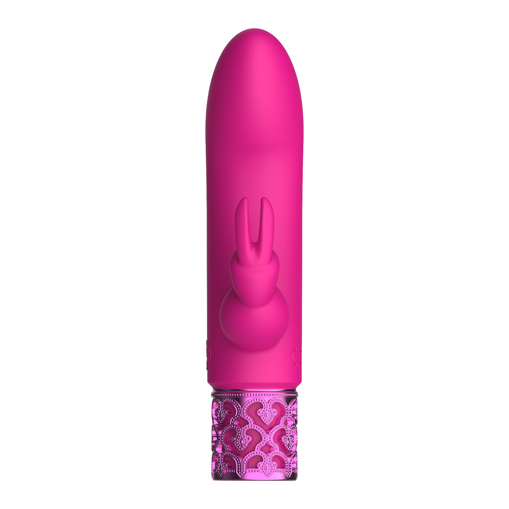 Royal Gems Dazzling Rechargeable Rabbit Bullet Pink image 2