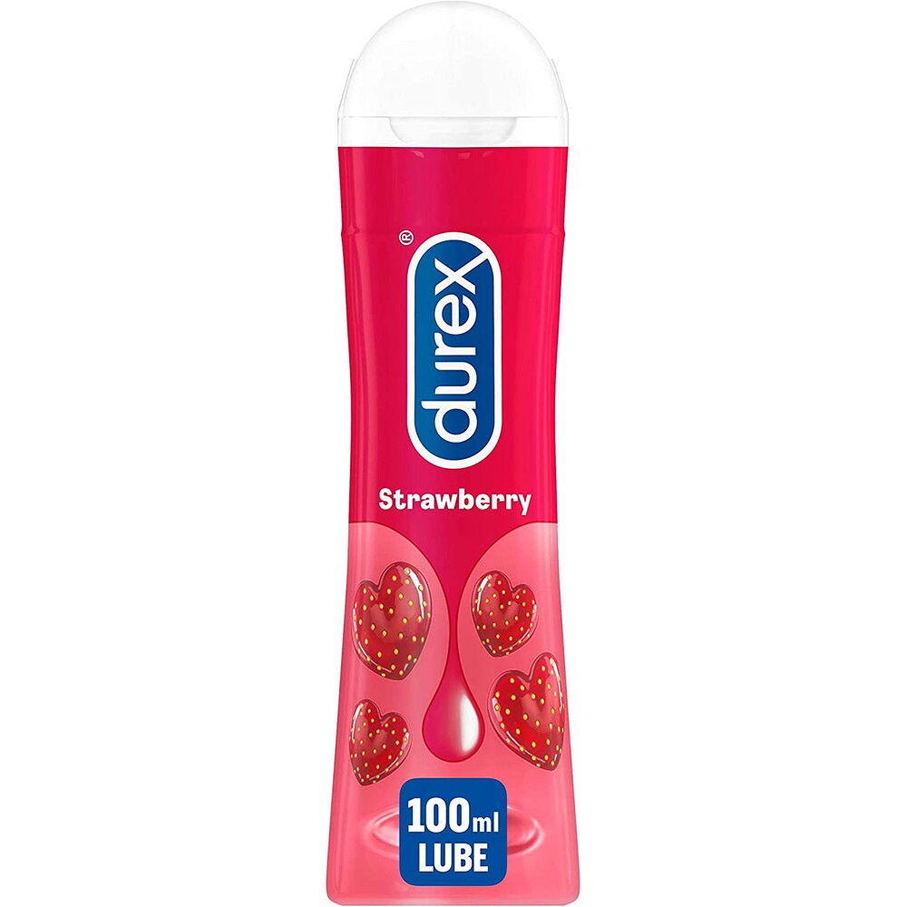 Durex Strawberry Gel Lubricant 100ml image 1