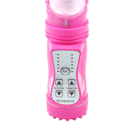 Pink Rabbit Vibrator With Thrusting Motion image 3