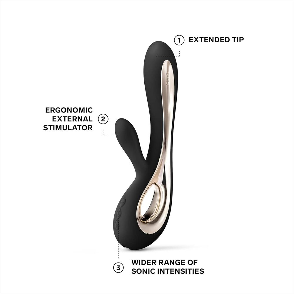 Lelo Soraya 2 Dual Rabbit Vibrator Black image 4