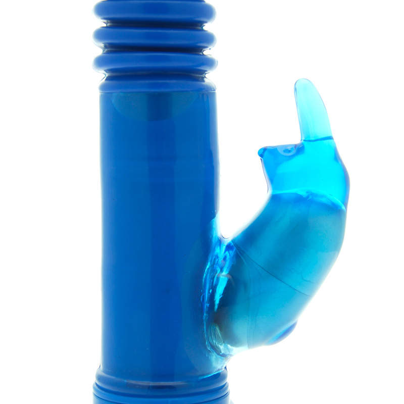 Deep Stroker Rabbit Vibrator Blue image 3