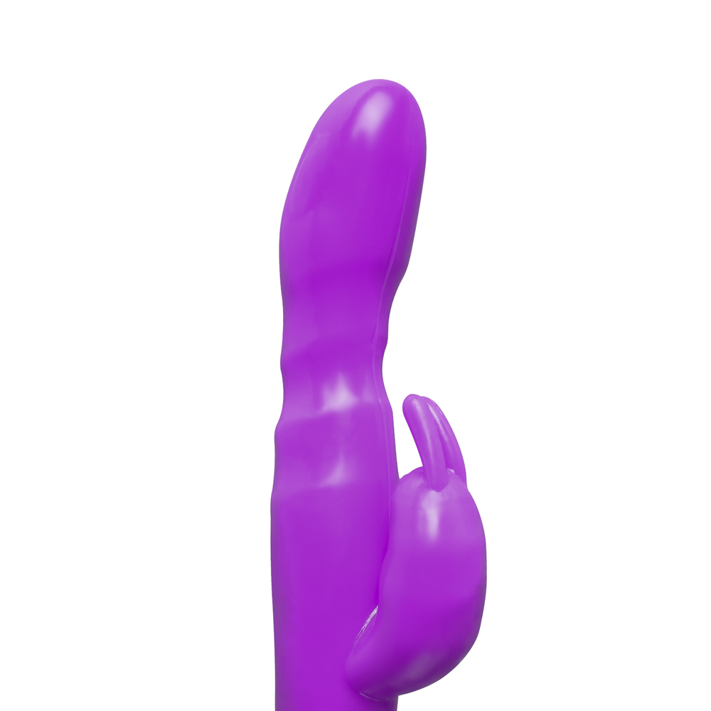 Slim GSpot Twelve Speed Rabbit Vibrator Purple image 2