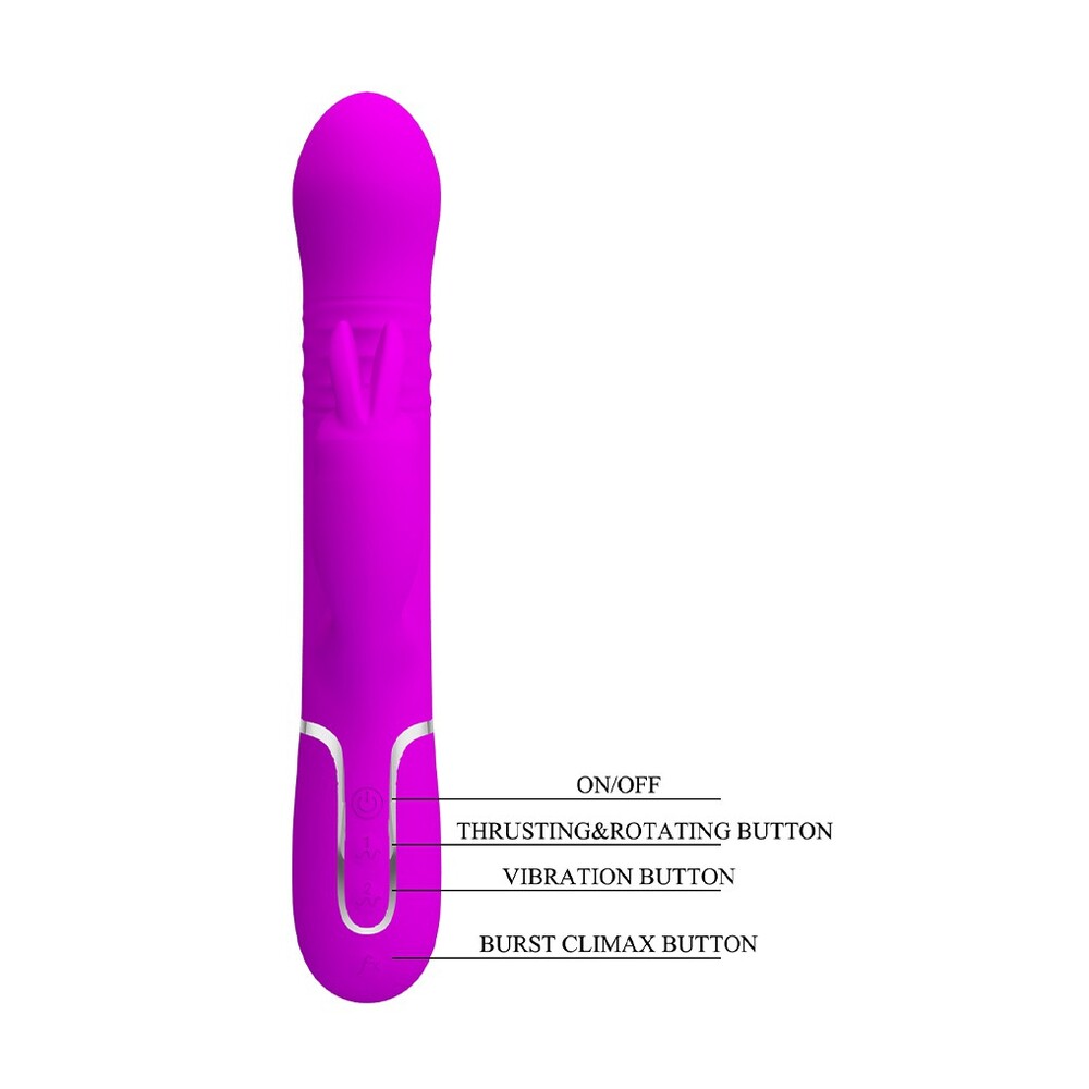 Pretty Love Coale Rechargeable Rabbit Vibrator image 3