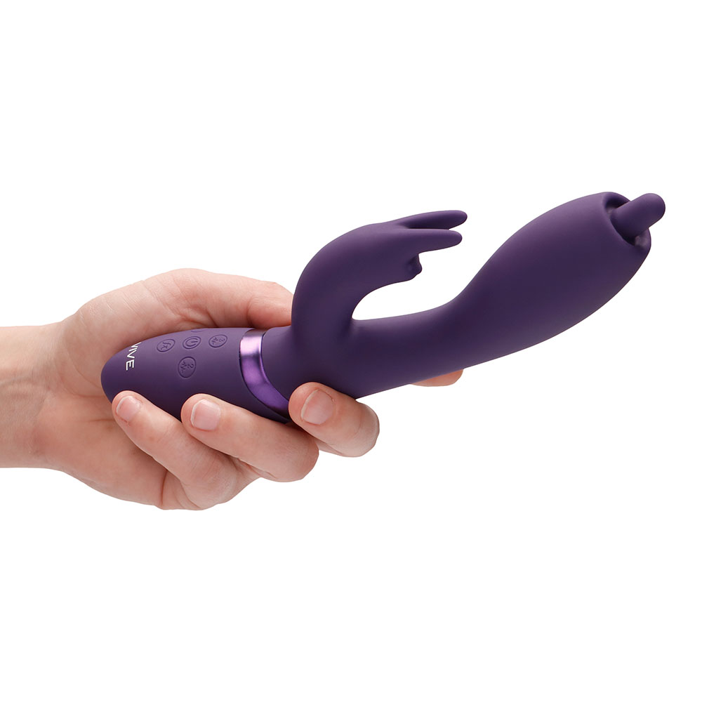 Vive Nilo Purple Pinpoint Rotating G Spot Rabbit image 2