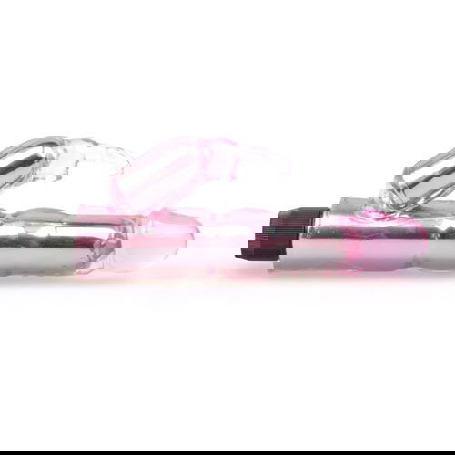 Waves Of Pleasure Crystal Pink Rabbit Vibrator image 3