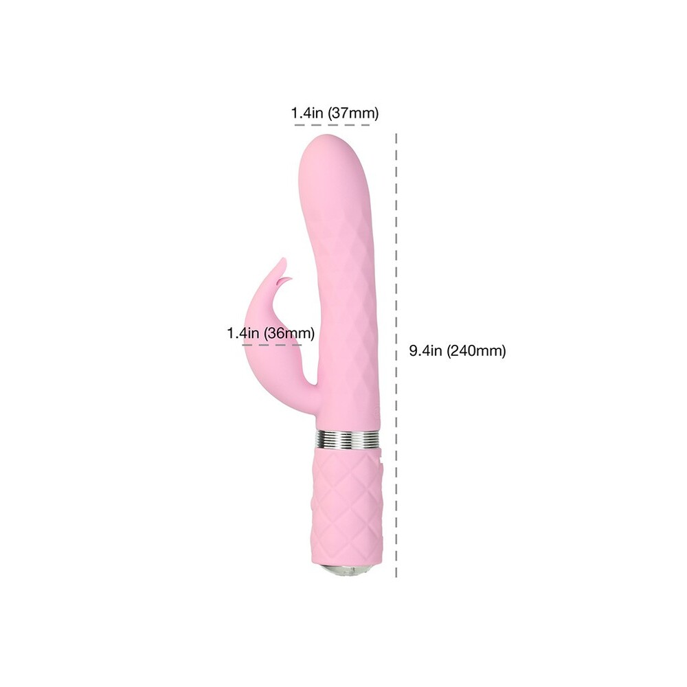 Pillow Talk Lively Rabbit Vibrator Pink image 2