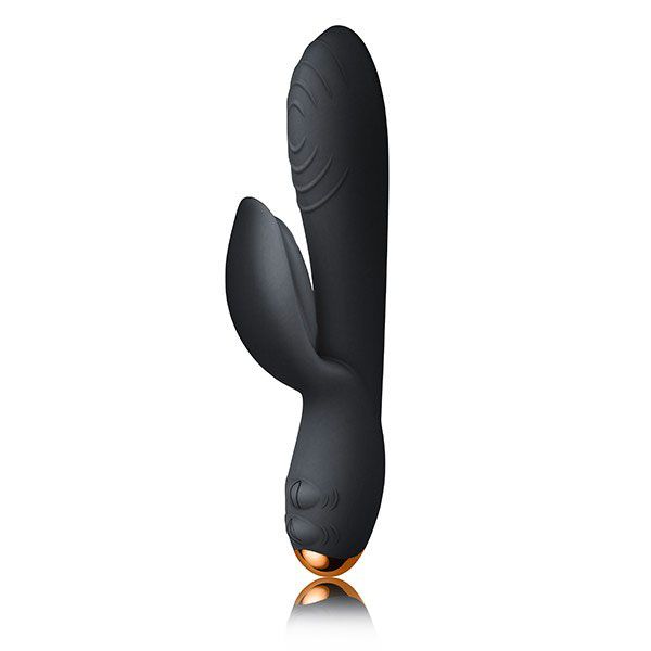 Rocks Off Everygirl Black Rechargeable Rabbit Vibrator image 1