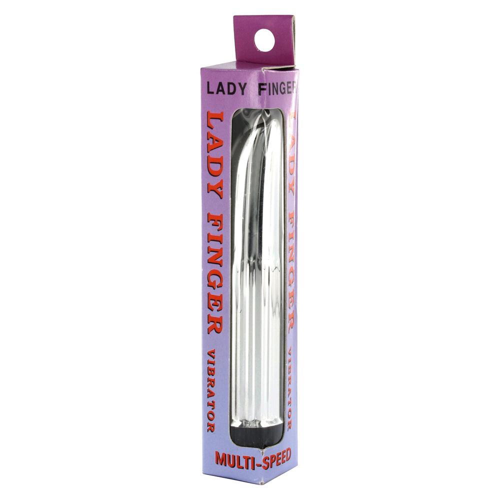 Lady Finger Mini Vibrator Silver image 2