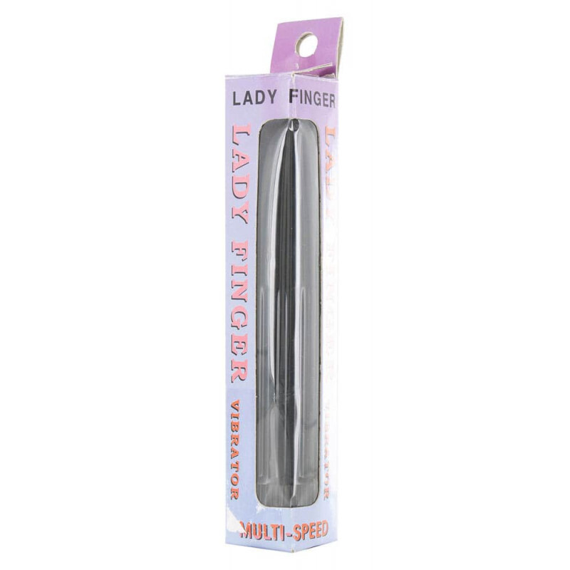 Lady Finger Mini Vibrator Black image 2