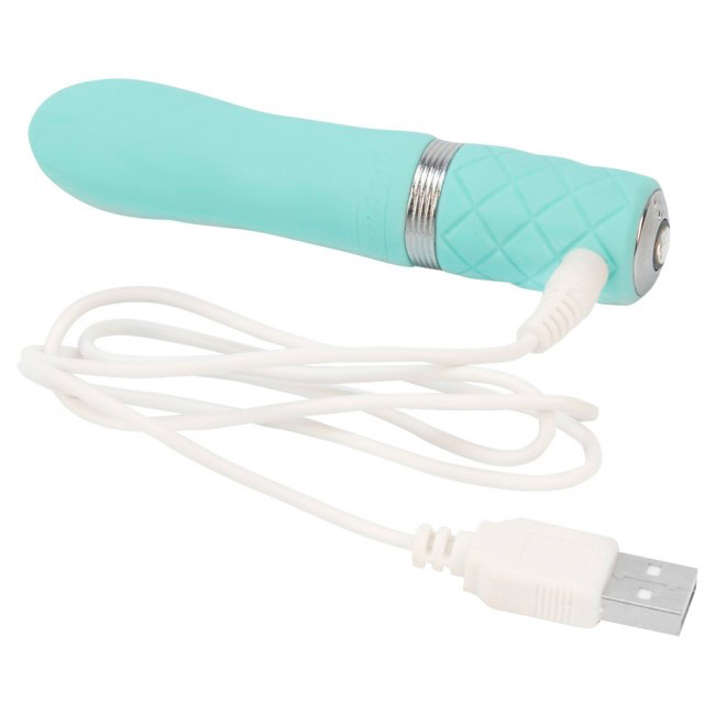 Pillow Talk Flirty Rechargeable Bullet Teal image 2