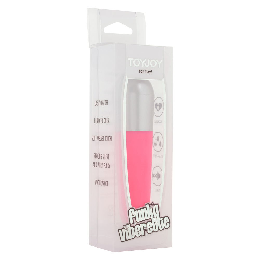 ToyJoy Funky Viberette Mini Vibrator Pink image 2