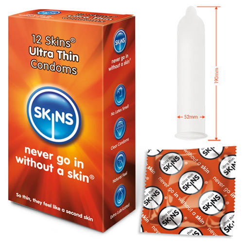 Skins Condoms Ultra Thin 12 Pack image 1