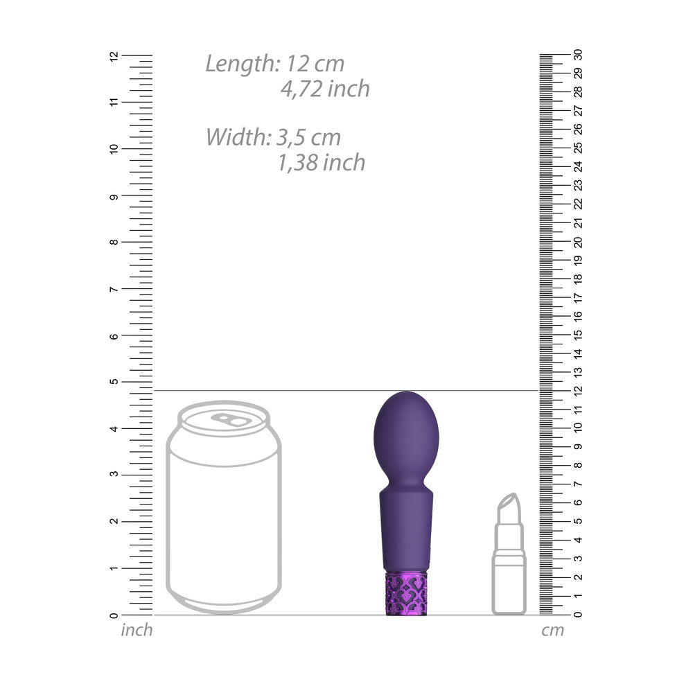 Royal Gems Brilliant Rechargeable Bullet Purple image 2