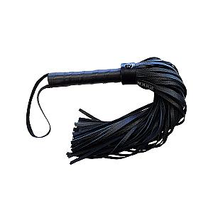 Rouge Garments Plain Black Flogger