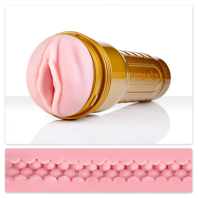 Fleshlight STU (Stamina Training Unit) Pink Vagina Masturbator image 1