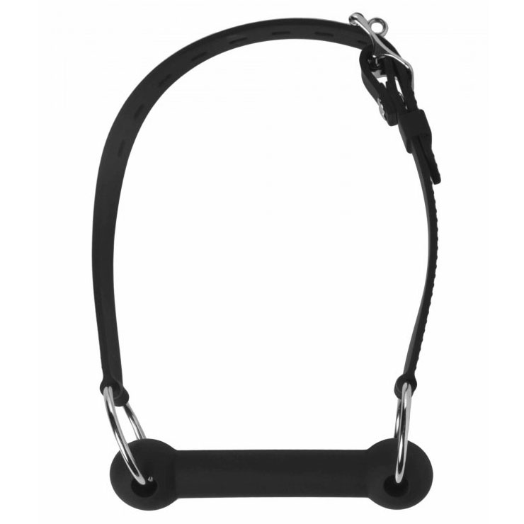 Master Series Mr. Ed Lockable Silicone Horse Bit Gag image 2