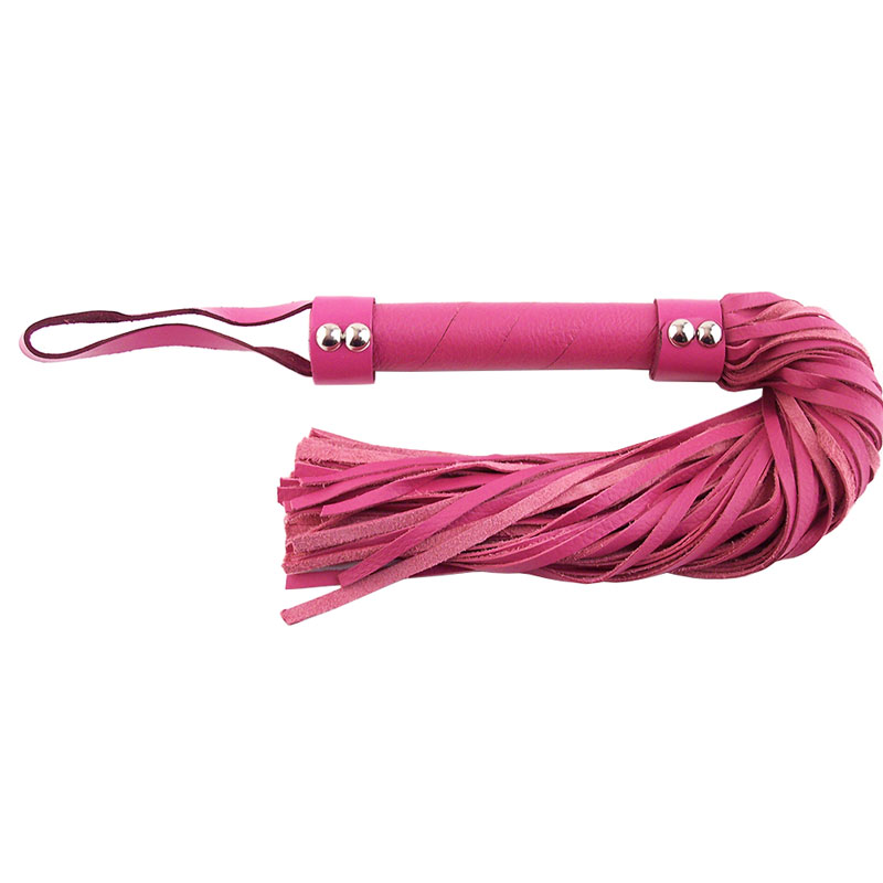 Rouge Garments Pink Leather Flogger image 1