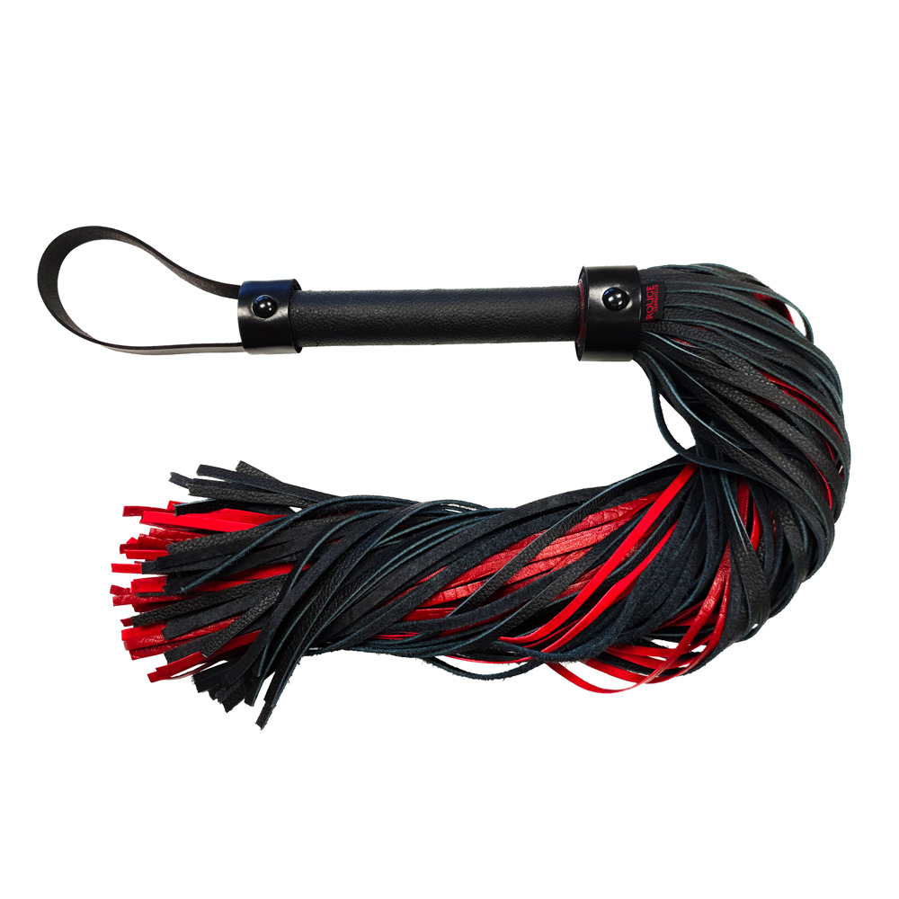 Rouge Garments Leather Croc Print Flogger image 1