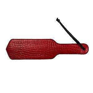 Rouge Garments Leather Croc Print Paddle