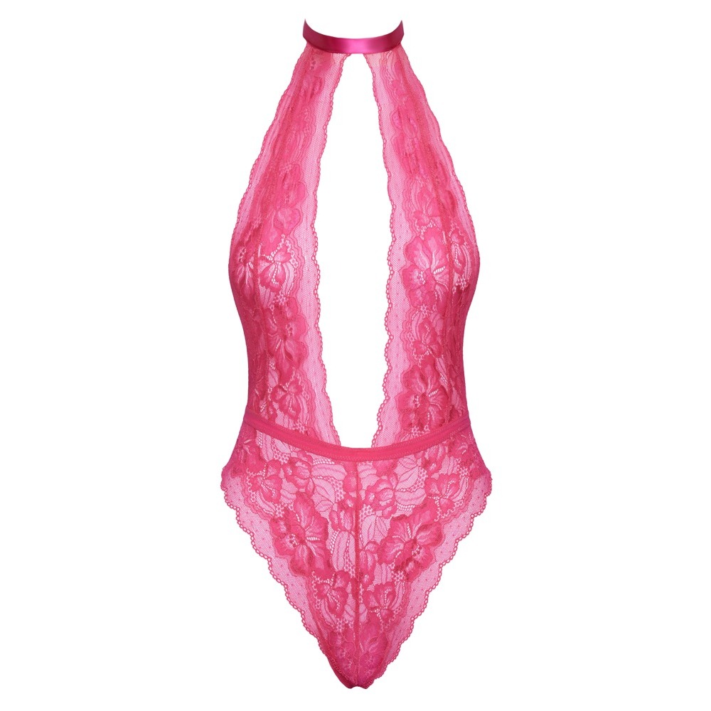 Kissable Halterneck Lace Body Pink image 4