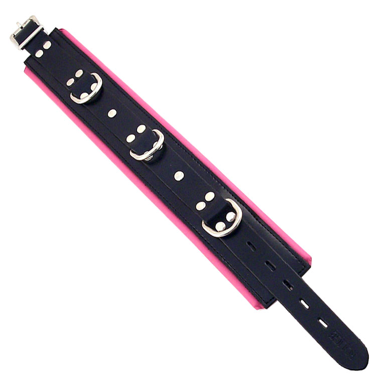 Rouge Garments Black And Pink Padded Collar image 1