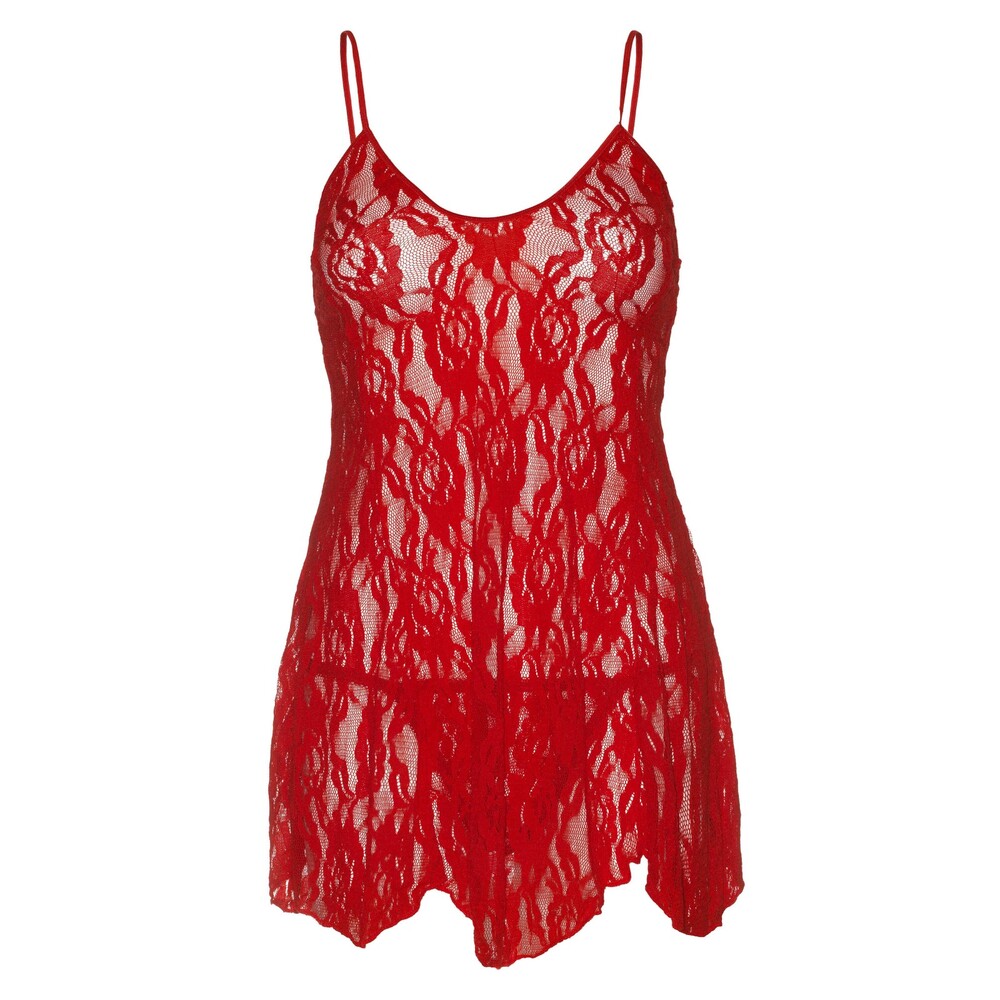 Leg Avenue Rose Lace Flair Chemise Red UK 14 to 18 image 2