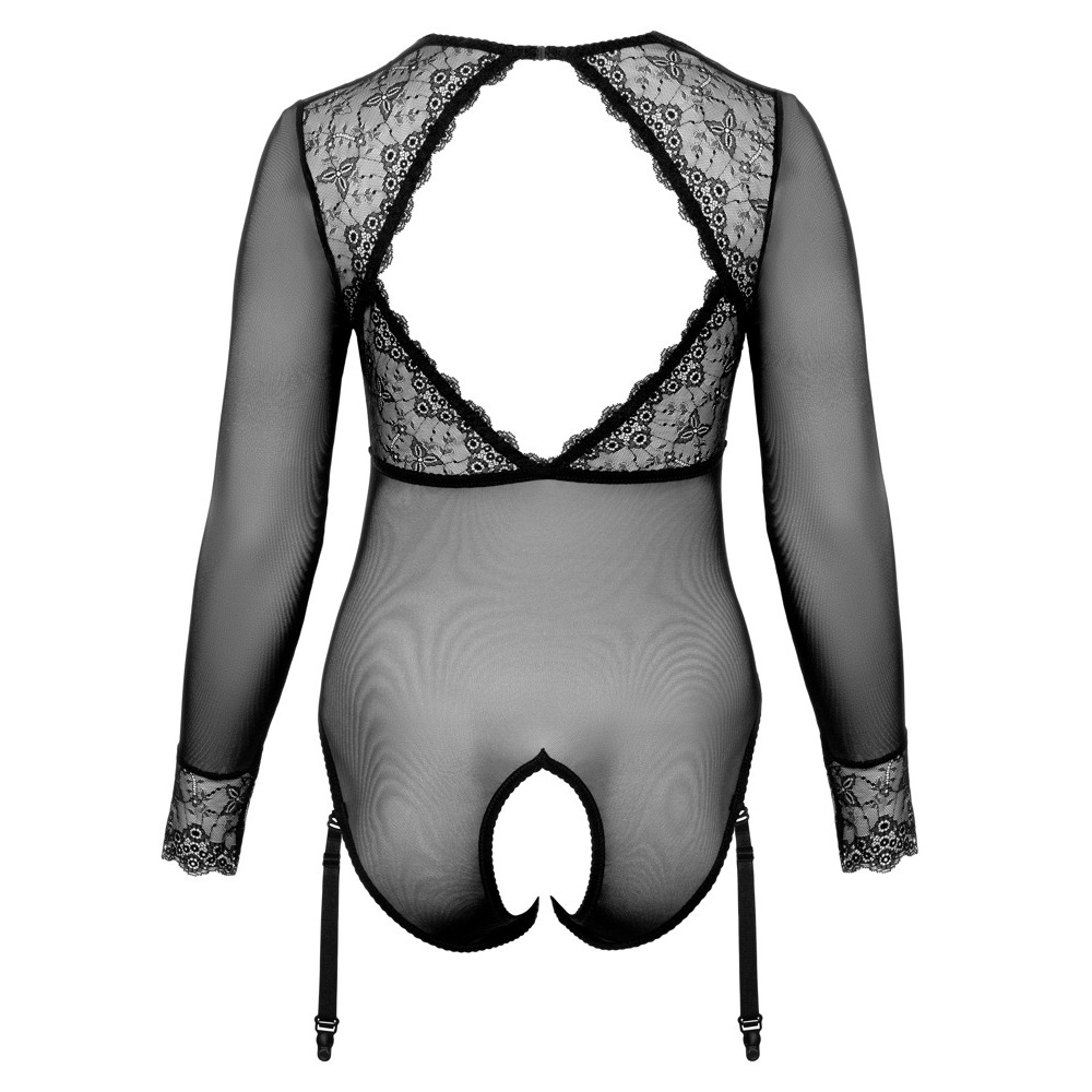 Cottelli Curves Long Sleeved Crotchless Body image 4