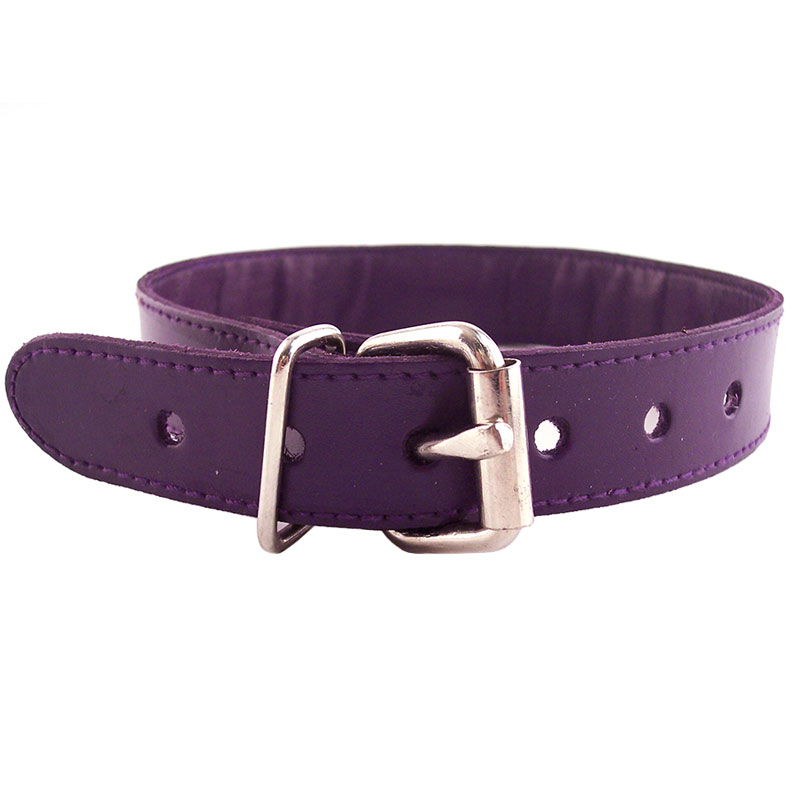 Rouge Garments Purple Studded ORing Studded Collar image 2