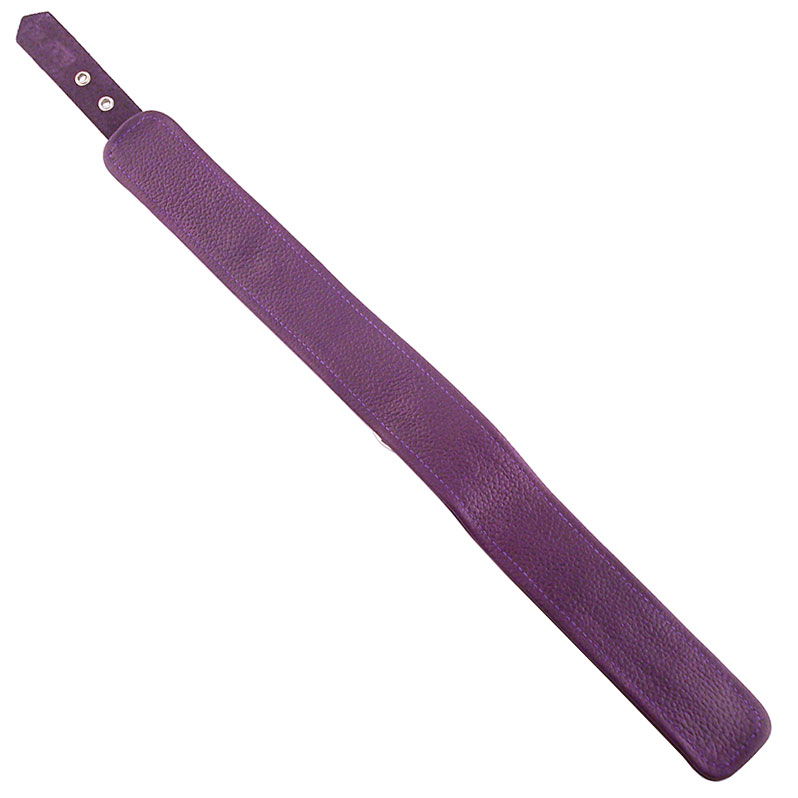 Rouge Garments Plain Purple Leather Collar image 2