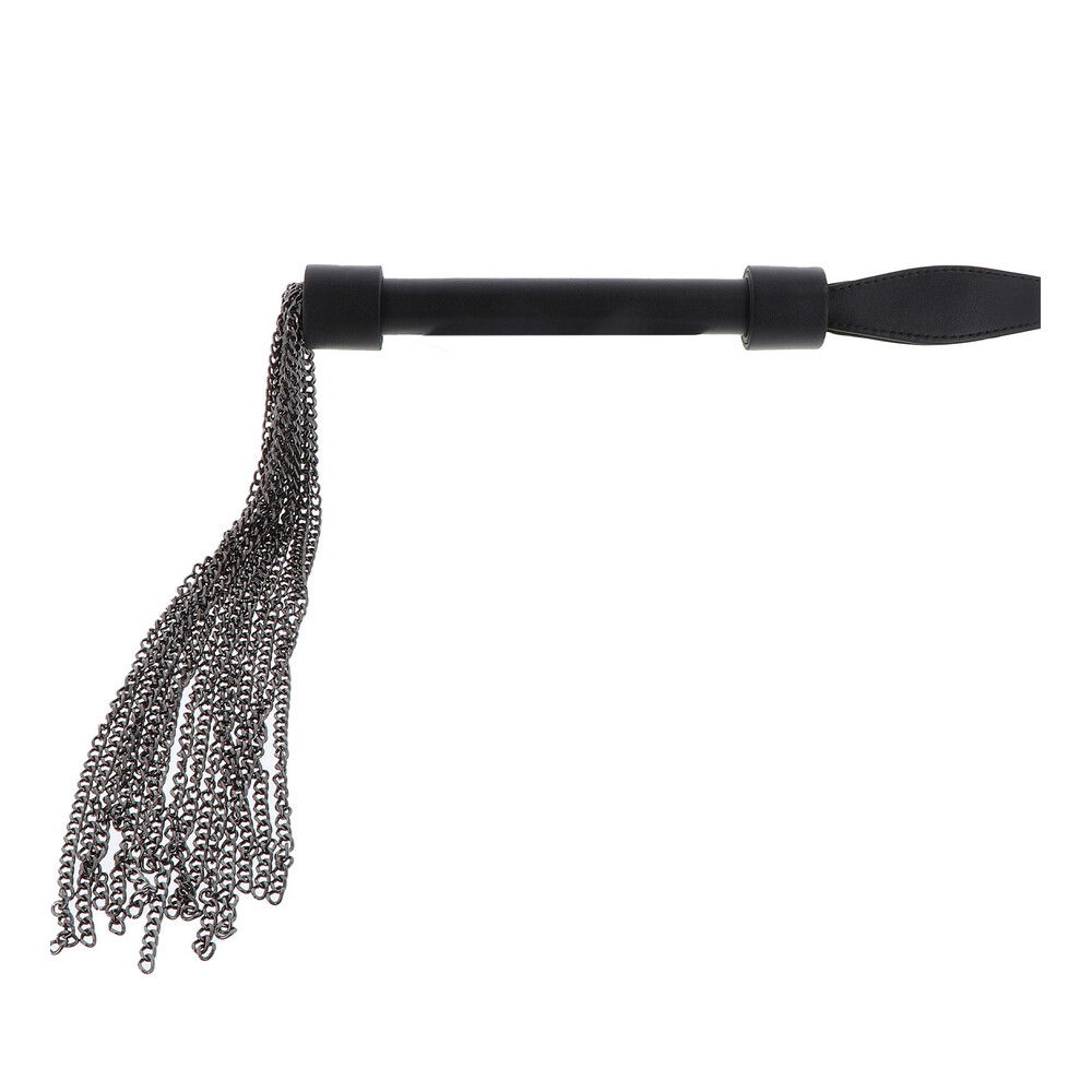 Hidden Desire Masters Real Leather Chain Whip image 1