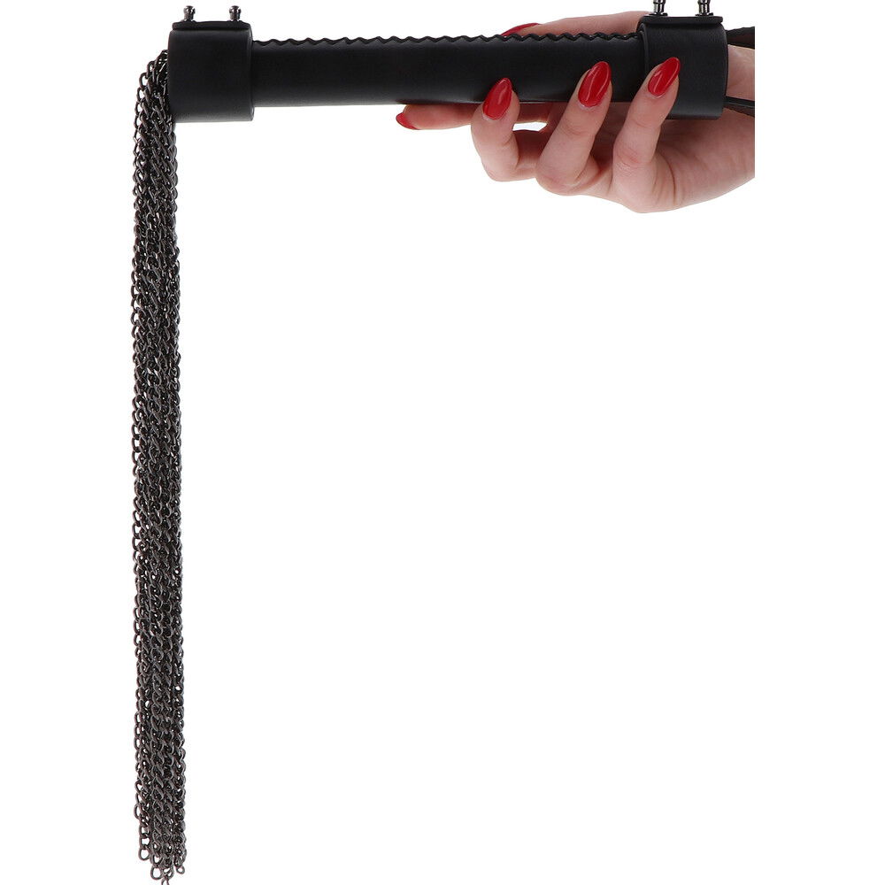 Hidden Desire Masters Real Leather Chain Whip image 4