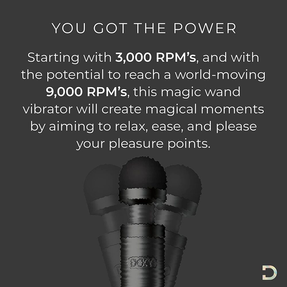 Doxy Die Cast 3 Rechargeable Wand Matte Black image 2