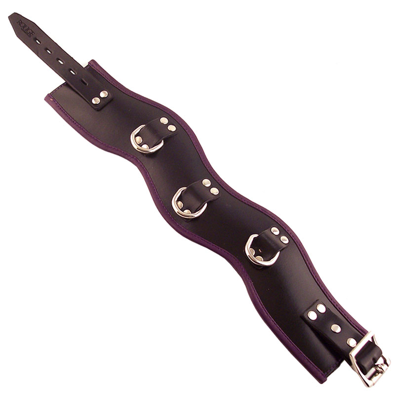 Rouge Garments Black And Purple Padded Posture Collar image 1