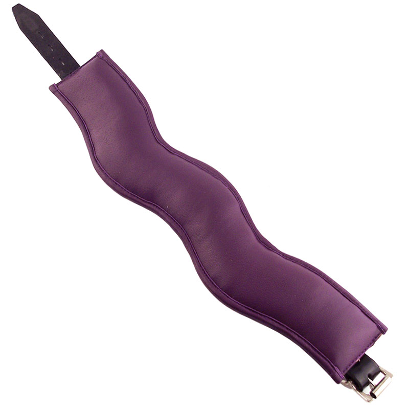 Rouge Garments Black And Purple Padded Posture Collar image 2